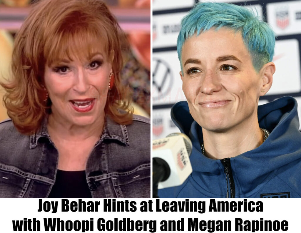 “i Dont Get Any Respect Either” Joy Behar To Leave America With Whoopi Goldberg And Megan 