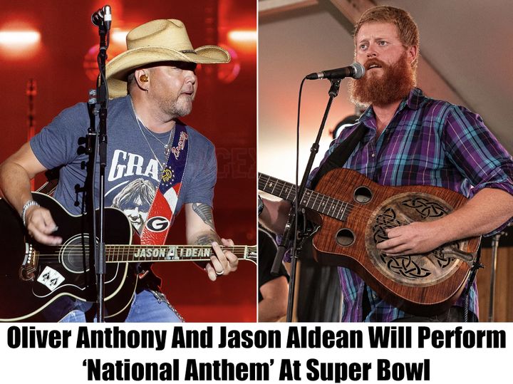 Breaking Jason Aldean and Oliver Anthony to Perform at the Super Bowl